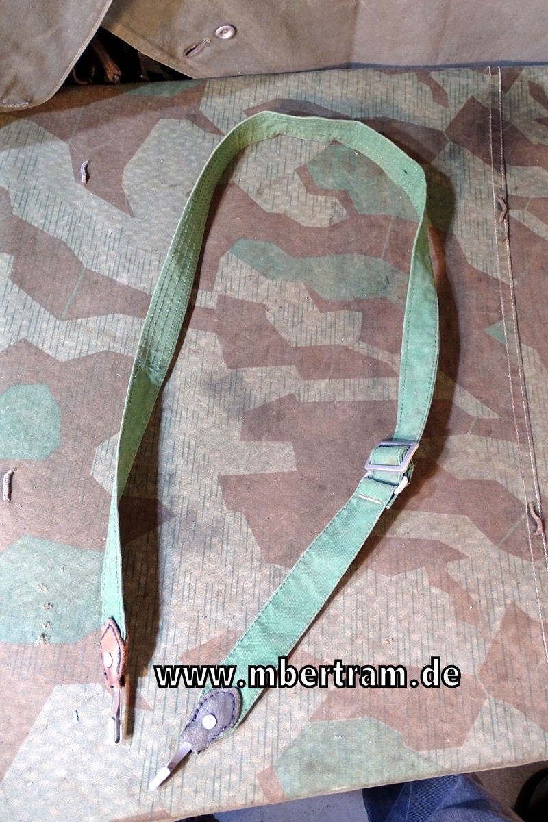 Polizei Brotbeutelriemen drittes Reich, mittelgrüner Stoff
