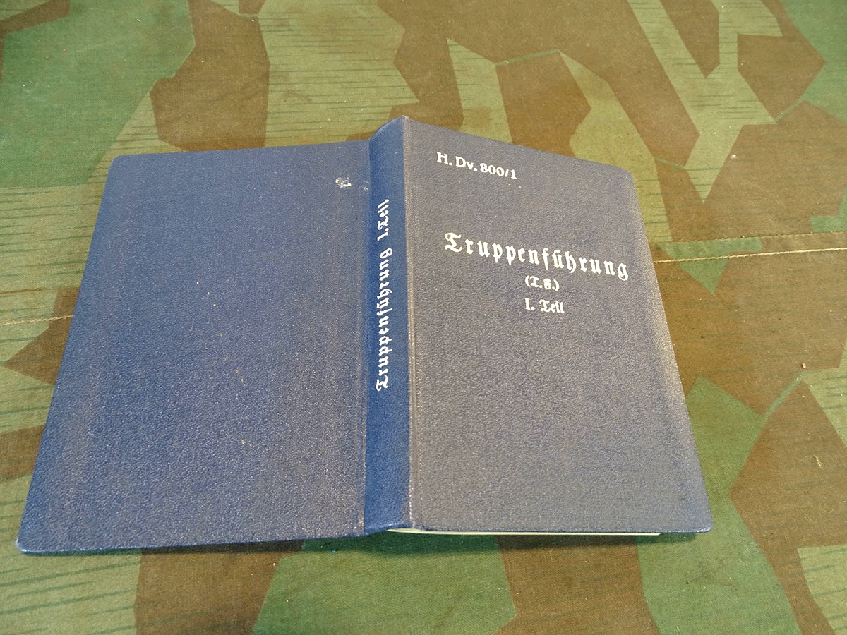 Heeres Dienstvorschrift H.Dv. 800/1: Ausbildungsvorschrift  " Truppenführung" Ausgabe 1936