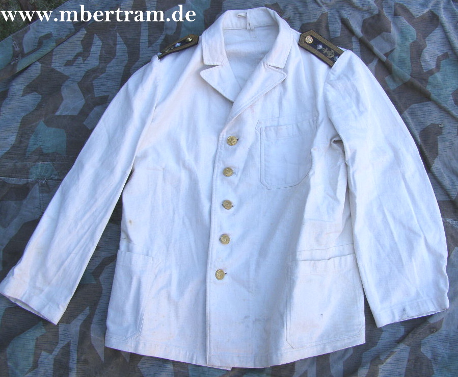 Weißes Bordjackett, Kriegsmarine masch. Oberbootsman