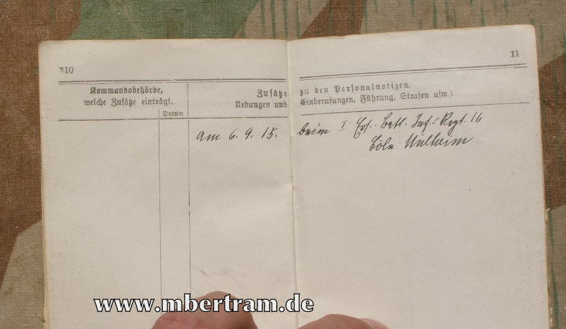12835-42 Dokumenten- u. Fotokonvolut, 1.WK, Armierungs Bataillon