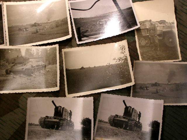 10 Fotos WH Aufklärungseinheit, 5x dt. Fahrzeuge im Einsatz