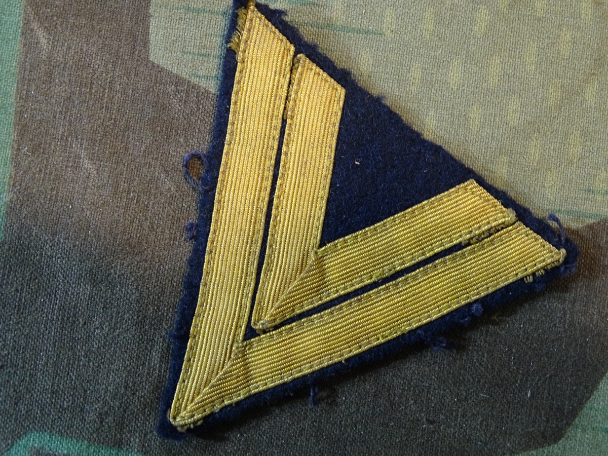 Ärmelabzeichen Kriegsmarine Obergefreiter für die blaue Bluse