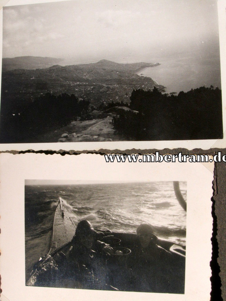 13620-55 Dienstzeit Fotoalbum U 552, Kommandant Erich Topp SELTEN !