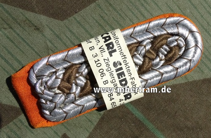 Einzel Schulterklappe Meister der Gendarmerie 3. Reich, zum einnähen