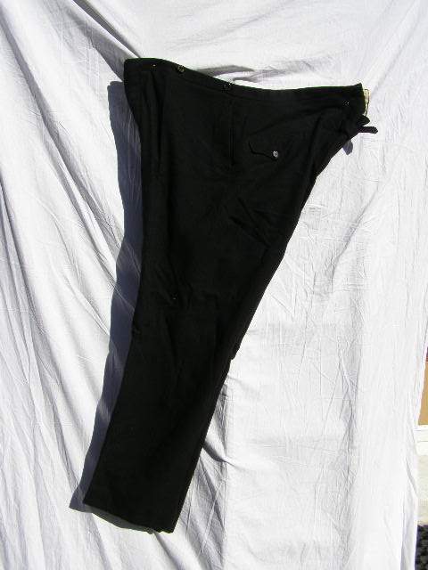 3141-8 Allg.SS, NSKK, HJ Führer, Panzer: Schwarze grade Hose