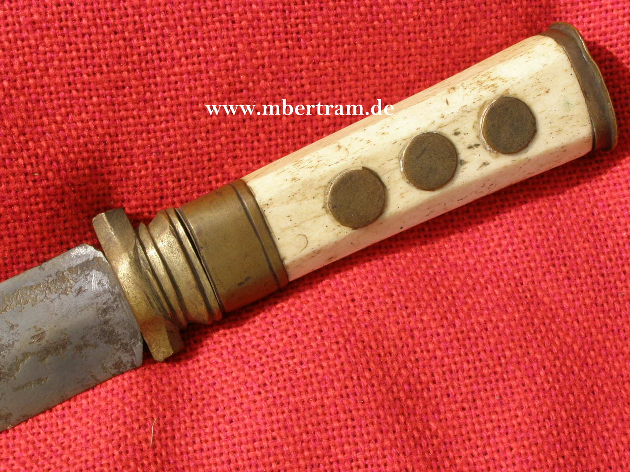 10348-1 Hirschfänger, wahrscheinlich deutsch um 1800.