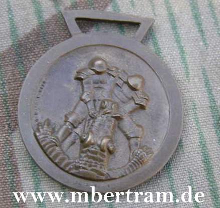 Deutsch-Italienische Erinnerungsmedaille an d. Afrika-Feldzug