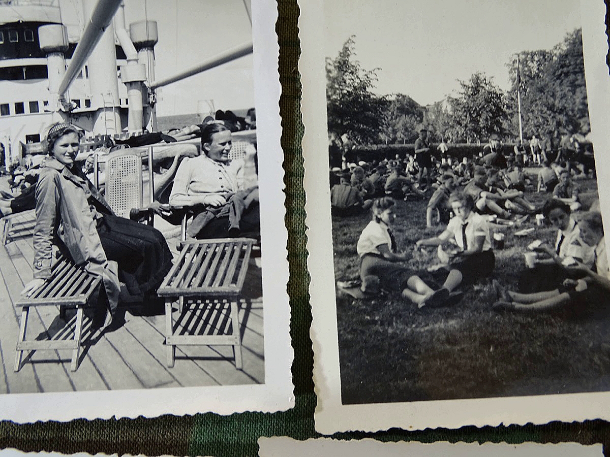 15 Fotos eines BDM Mädchens auf einer KdF Schiffsreise, wohl Skandinavien 03.07.1934 15 Fotos eines BDM Mädchens auf einer KdF Schiffsreise, wohl Skandinavien 03.07.1934