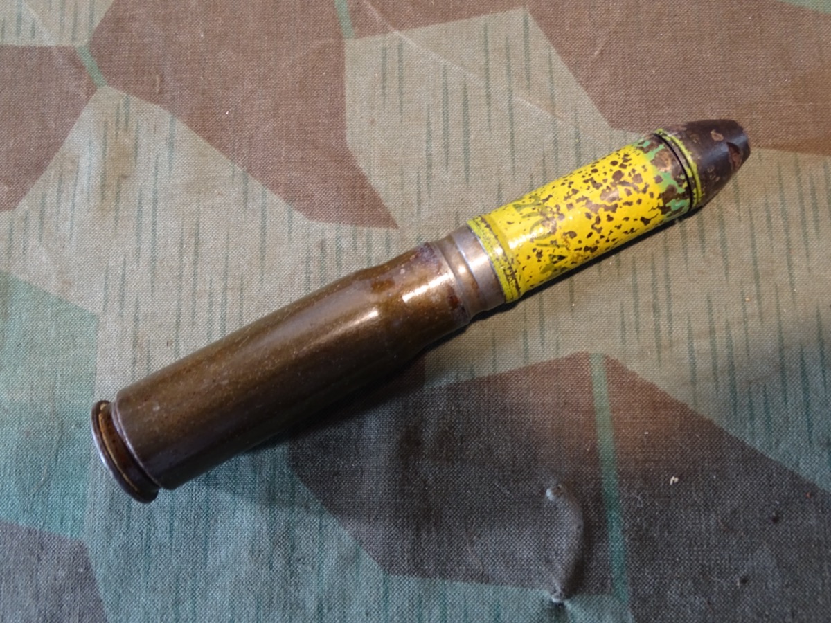 Wehrmacht Luftwaffe Bordmunition: 20mm Bordkanone MG 151/20 Deko  Sprenggranat Patrone