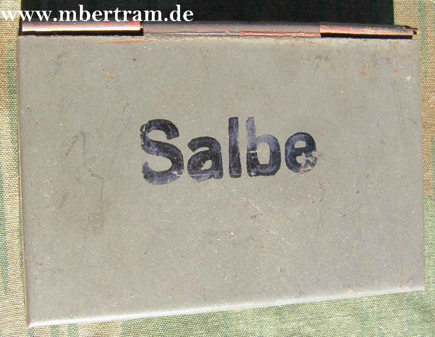 Waffen SS Salbenkistchen mit zugehörigen Salbentuben
