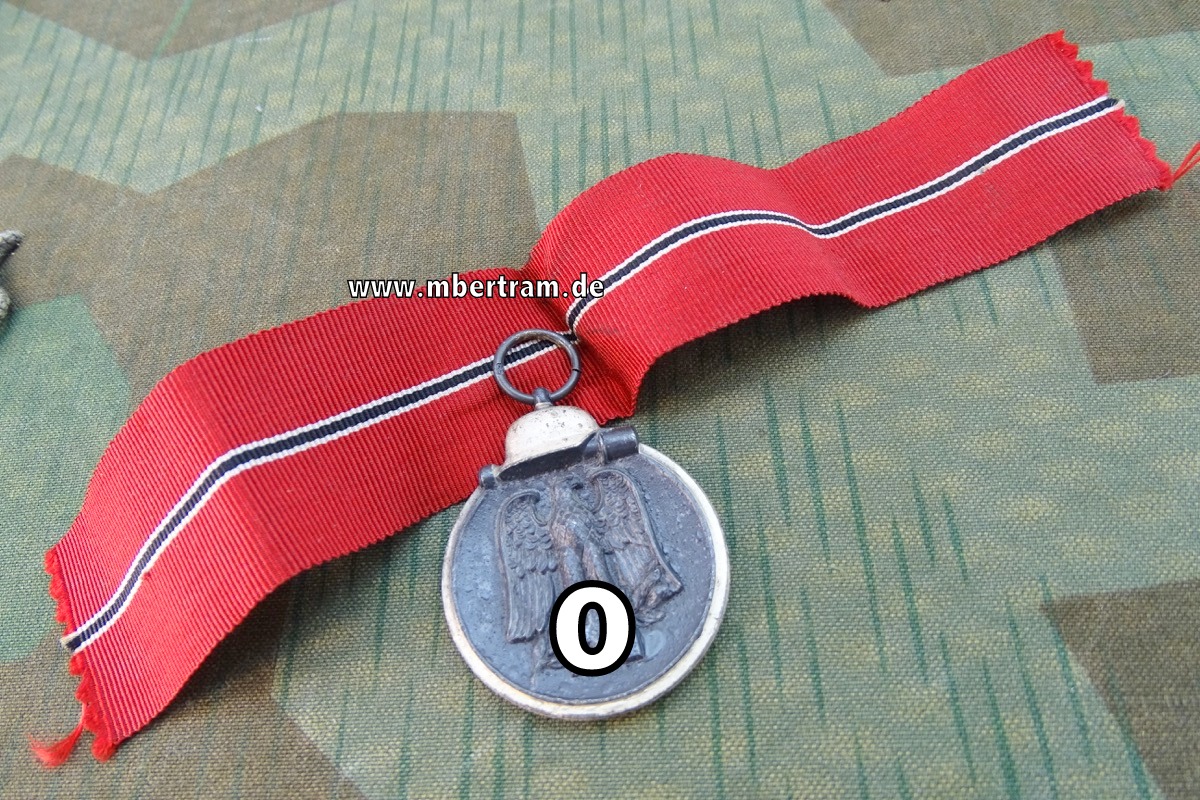 Medaille Winterschlacht im Osten,  Feinzink, am Band, Hersteller 55