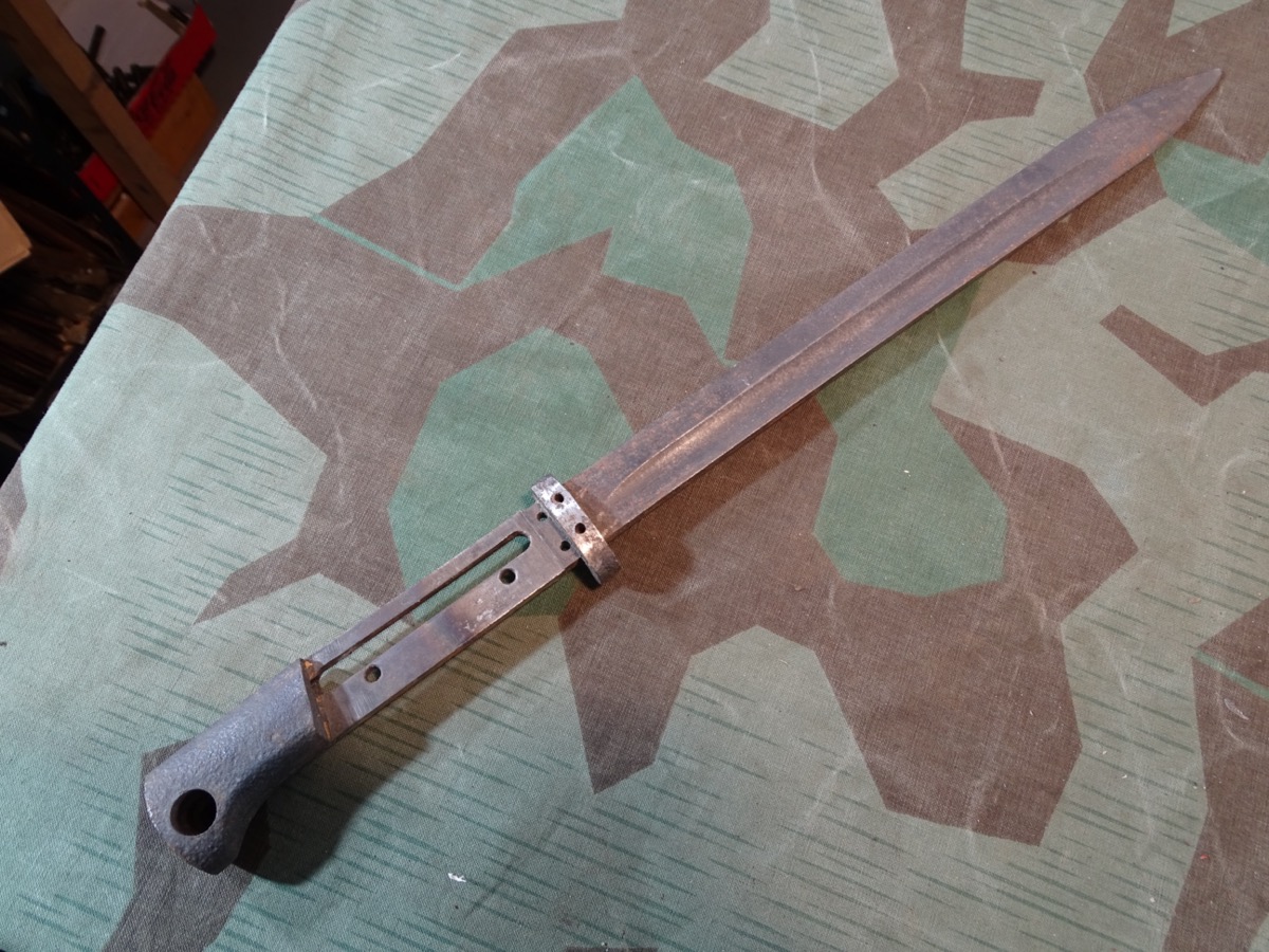 tschechisches VZ 24 Seitengewehr, Bastlerstück ohne Scheide tschechisches VZ 24 Seitengewehr, Bastlerstück ohne Scheide