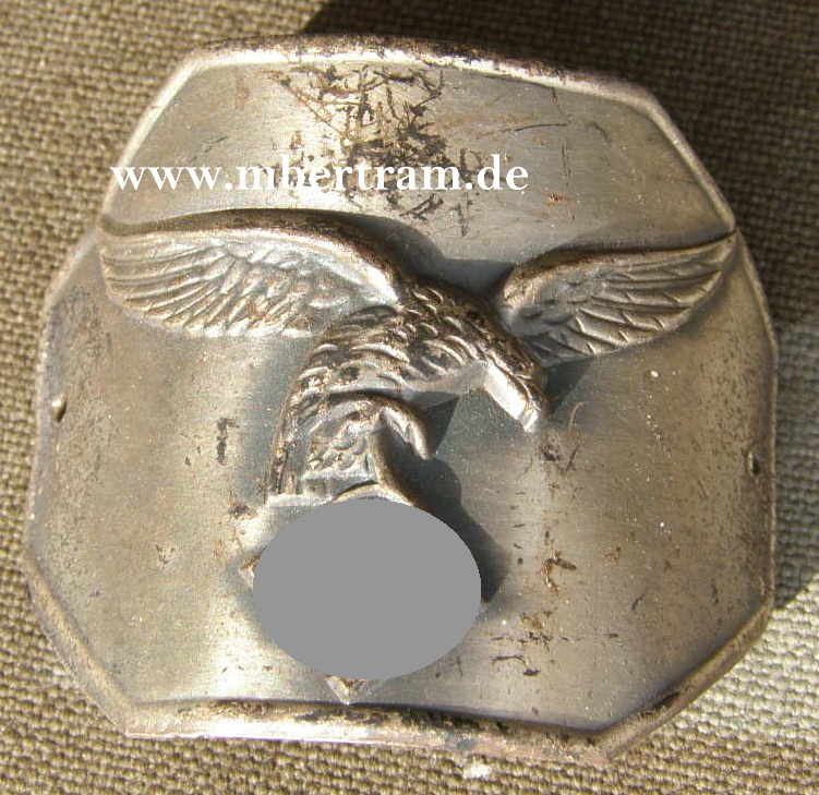 Luftwaffe Fahnenschild. Luftwaffenadler 1. Form mit HK.