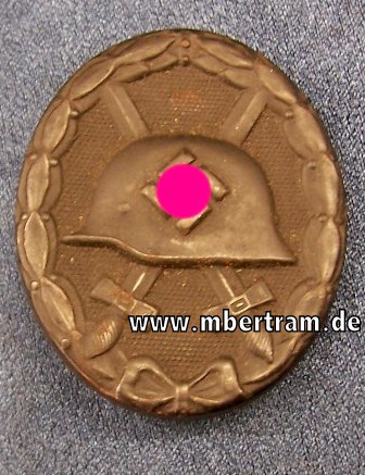 Verwundetenabzeichen 1939 in schwarz, magnetisch