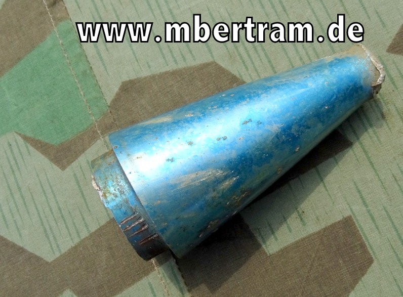 Übungs Zünder, Modell ähnlich wie AZ 23, blau lackiert, Aluminium.