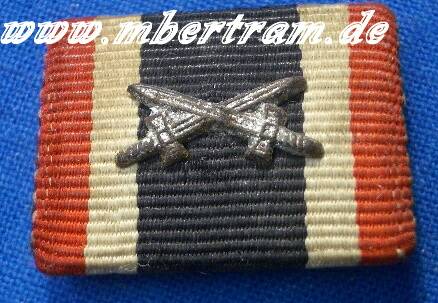 1er Bandspange Kriegsverdienstkreuz 2. Kl. 1939, m. Schw.