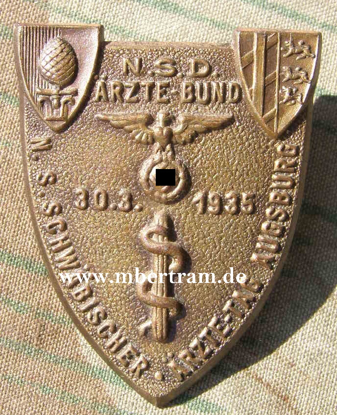 N.S.D. Ärzte-Bund 30.3.1935, N.S. Schwäbischer Ärztetag