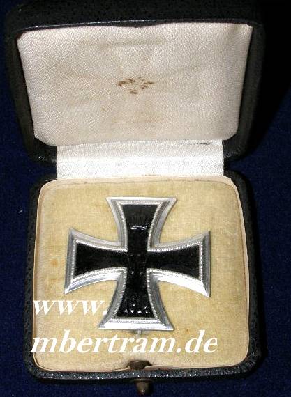 EISERNES KREUZ 1. KLASSE 1914, "KO " , SCHATULLE