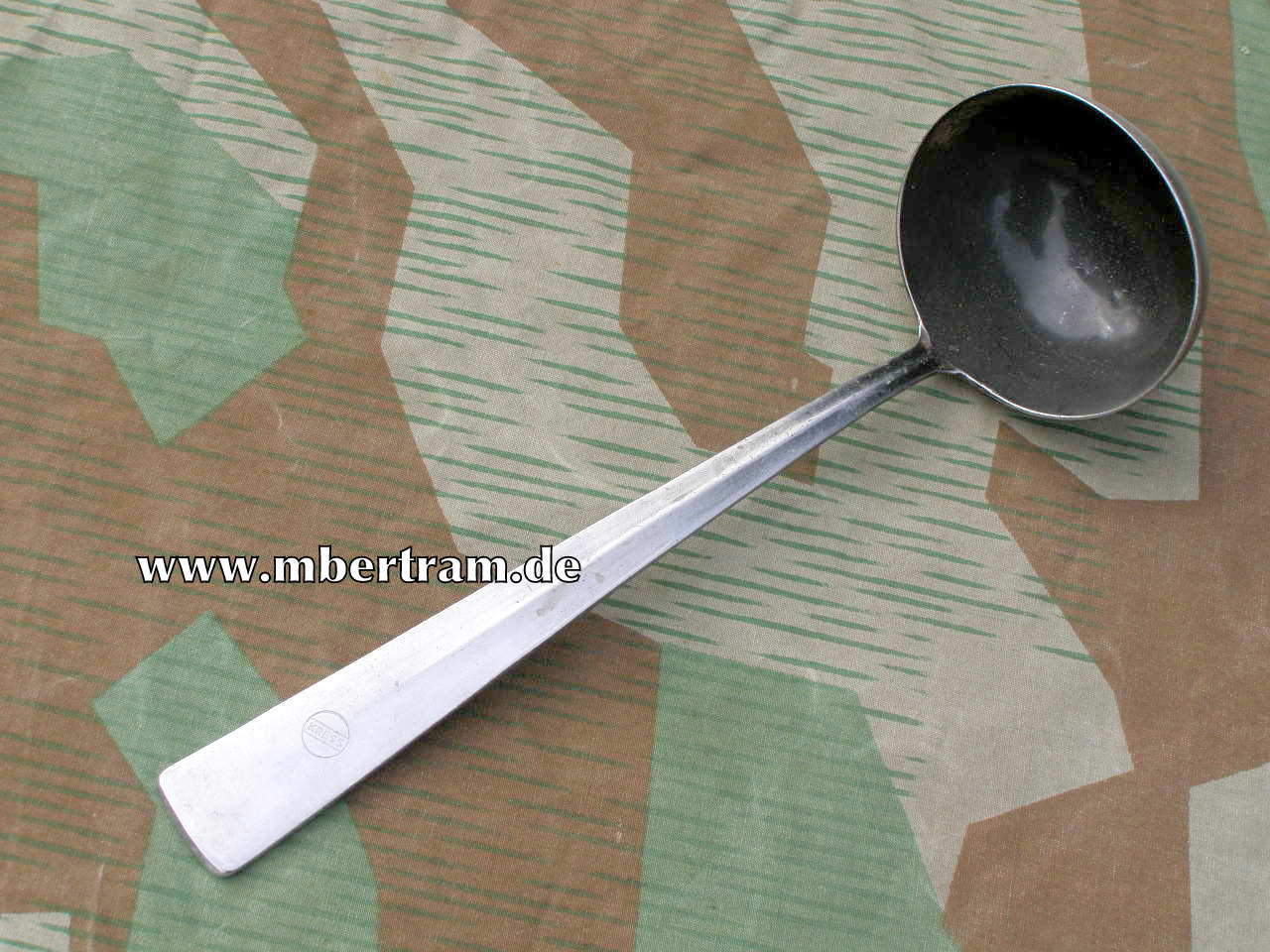 Arbeitsfront Suppenkelle. Ca.26cm, Stahl, HK /MDA SchdA