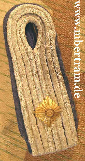 Schulterklappe, Oberleutnant Sanitäter, z. aufschlaufen