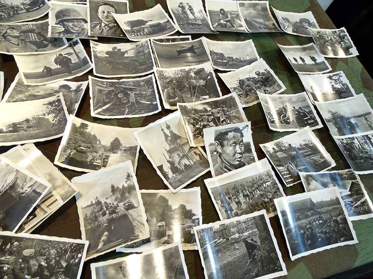 Fotoserie, 72 Fotos des Hannoversches Schützen Rgt., Russlandfeldzug für Dienstzeitalbum