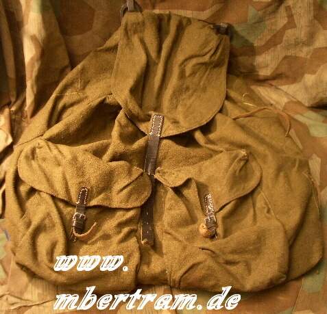 Wehrmacht großer Rucksack zum einhängen in Y-Riemen
