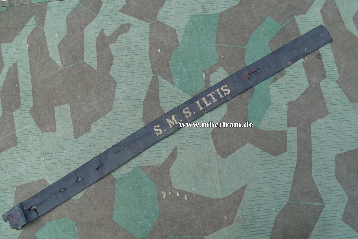 Kaiserliches Mützenband, Asien, Kanonenboot "S.M.S. Iltis"