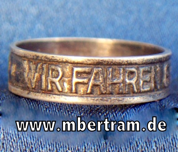 Kriegsmarine U-Boot Ring"925 Silber"