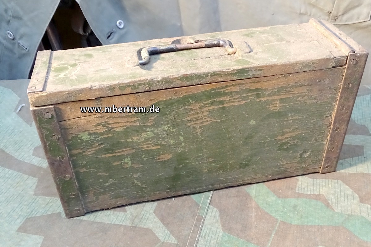 Holz Patronenkasten / Gurtkasten  zum MG 08,  1. Weltkrieg deutsch