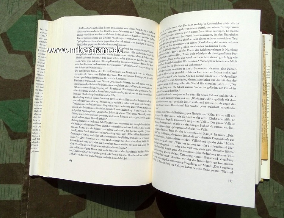Heer, Friedrich: Der Glaube des Adolf Hitler. 1968