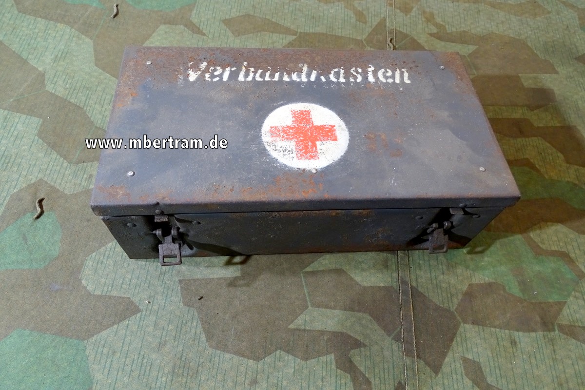 Luftschutz Verbandkasten blaugrau