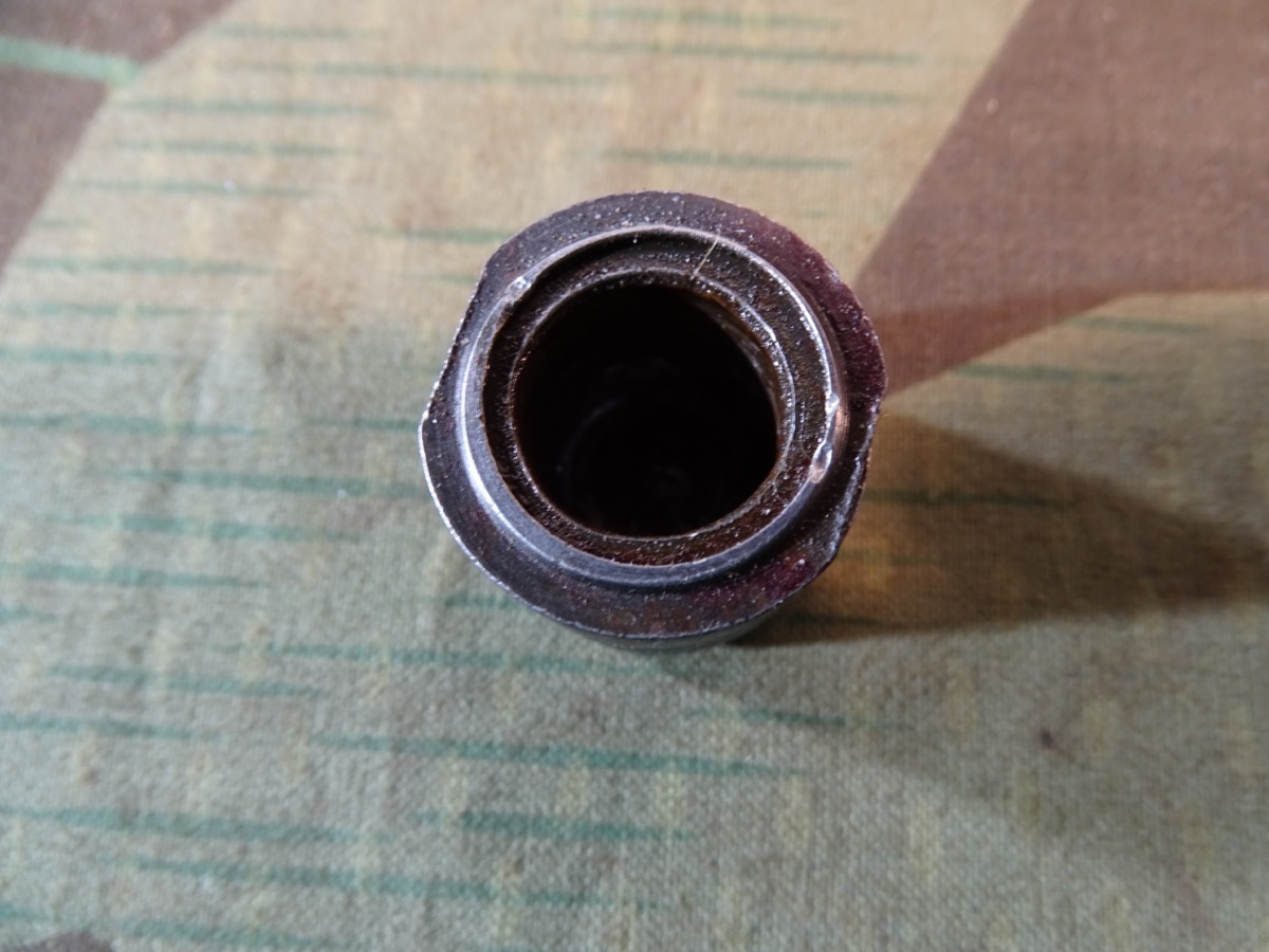 Kurzer Leuchtspur Einsatz für deutsche Wehrmachts 3,7cm Granaten, Länge ca. 23,5 mm, Zustand 2