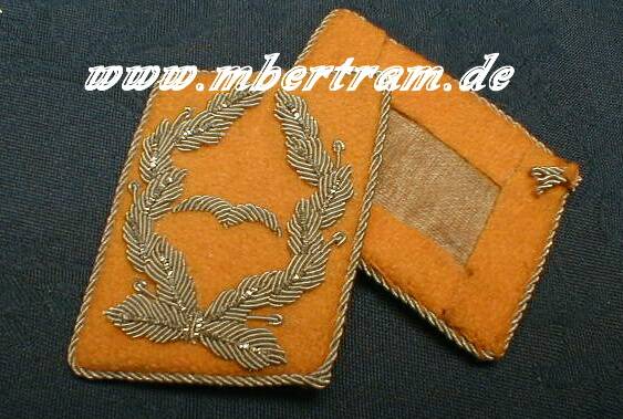 Replik: Paar Kragenspiegel Major Luftwaffe,Fliegendes Personal