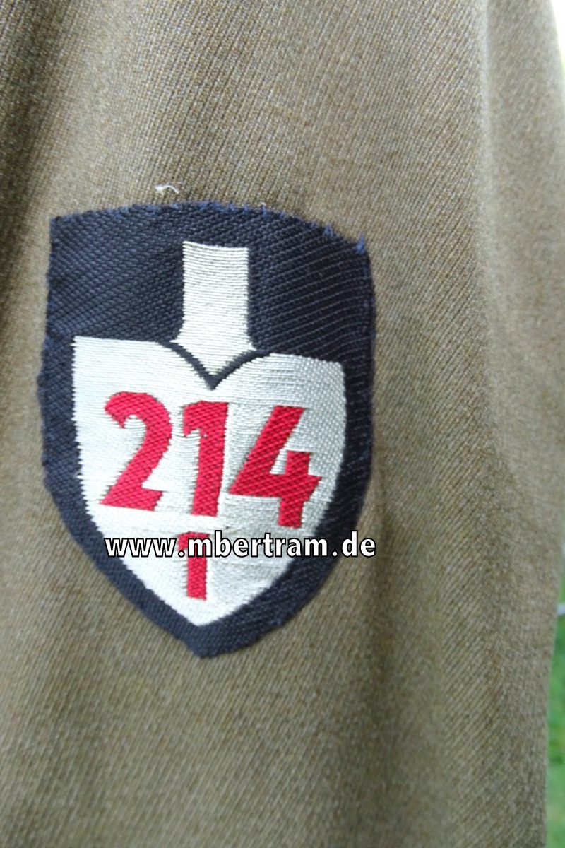 12368-7 RAD Führer Uniform, Abt. 214/1 ( Amern / Ndrh.) : Jacke, Hose, Mütze, Mantel