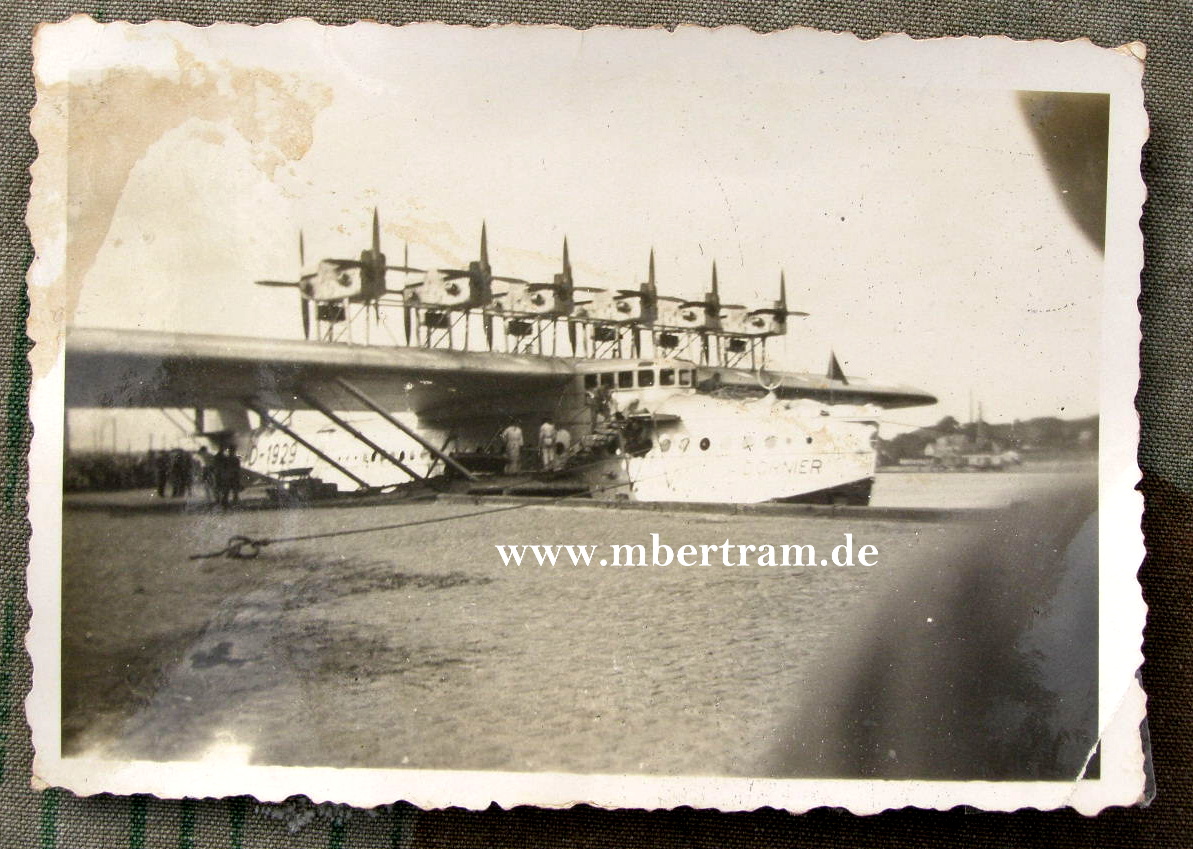 Foto Dornier Flugboot, 6 Motoren. Ca. 8x6cm