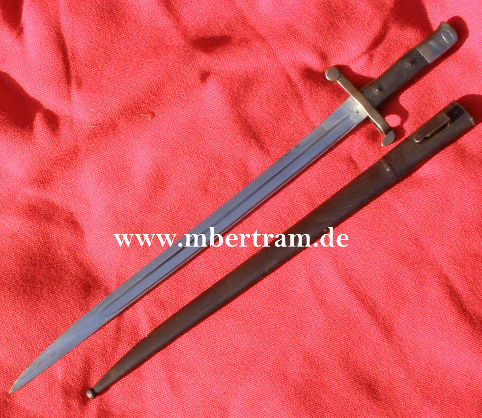 10560-4 Bajonett für Kropatschek/ Steyr Gewehr M 1886.