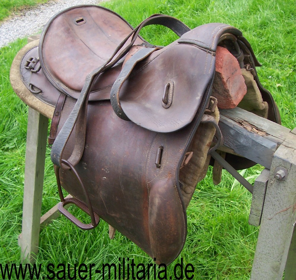 1. Weltkrieg  Kavallerie Armeesattel 89 von 1917