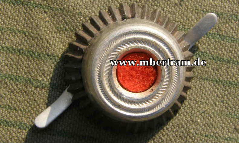 Wehrmacht Kokarde für die Schirmmütze, Aluminium