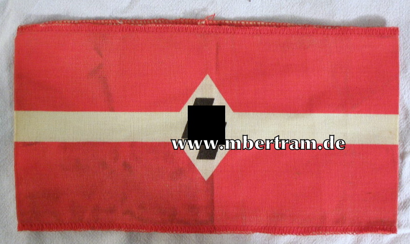 Armbinde D. Jungvolk in der HJ. Späte Fertigung, gedruckt