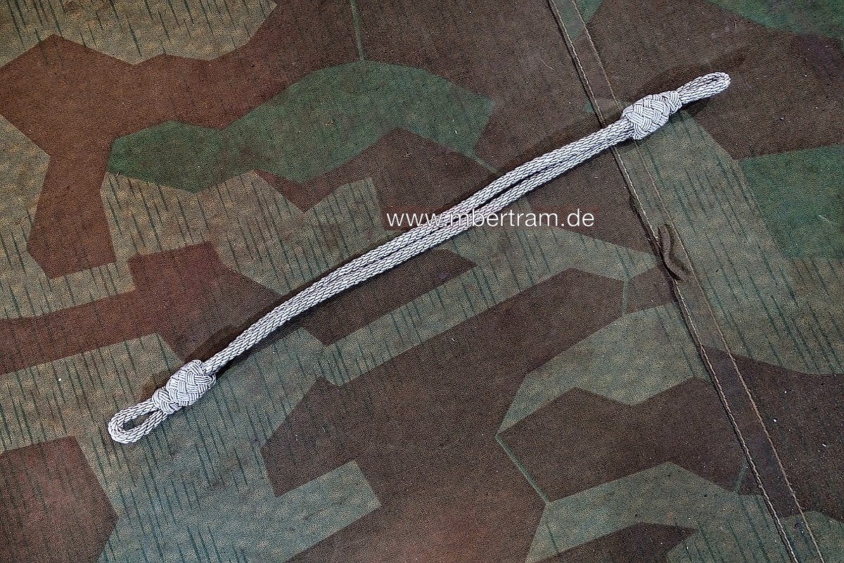 Mützenkordel für Wehrmachts oder Waffen SS Offiziers Schirm Mützen ca. 32,3cm