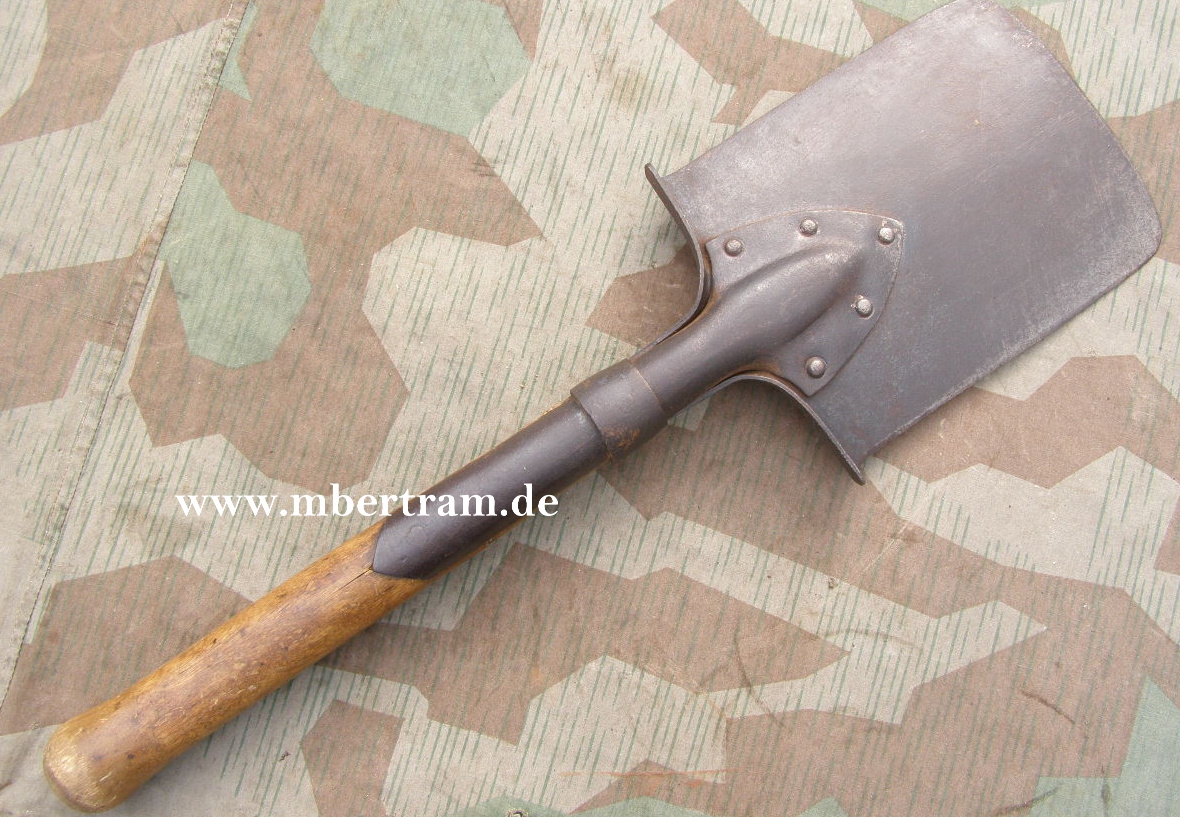 Feldspaten M 1874 1. Weltkrieg, Kaiserreich " E.Stucke" um 1916