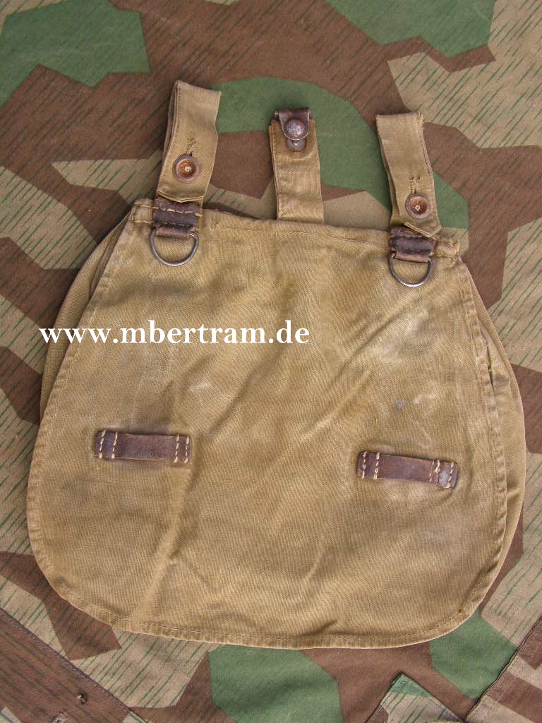 Brotbeutel Wehrmacht 2. Weltkrieg. Mittelgrün um 1944/45