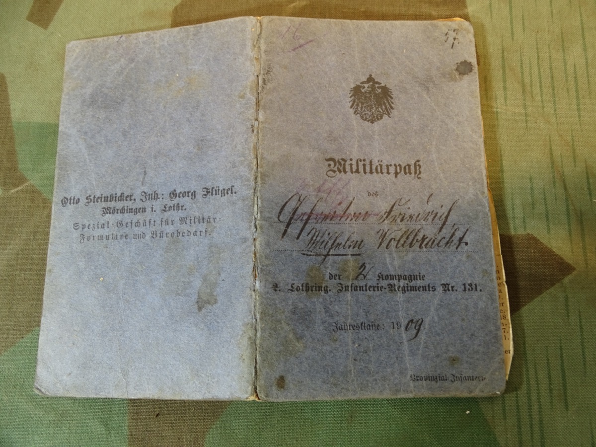 5 Urkunden: Inf.St.Abz., Verw.Abz.schw., Ostmed..41/42, EK2..