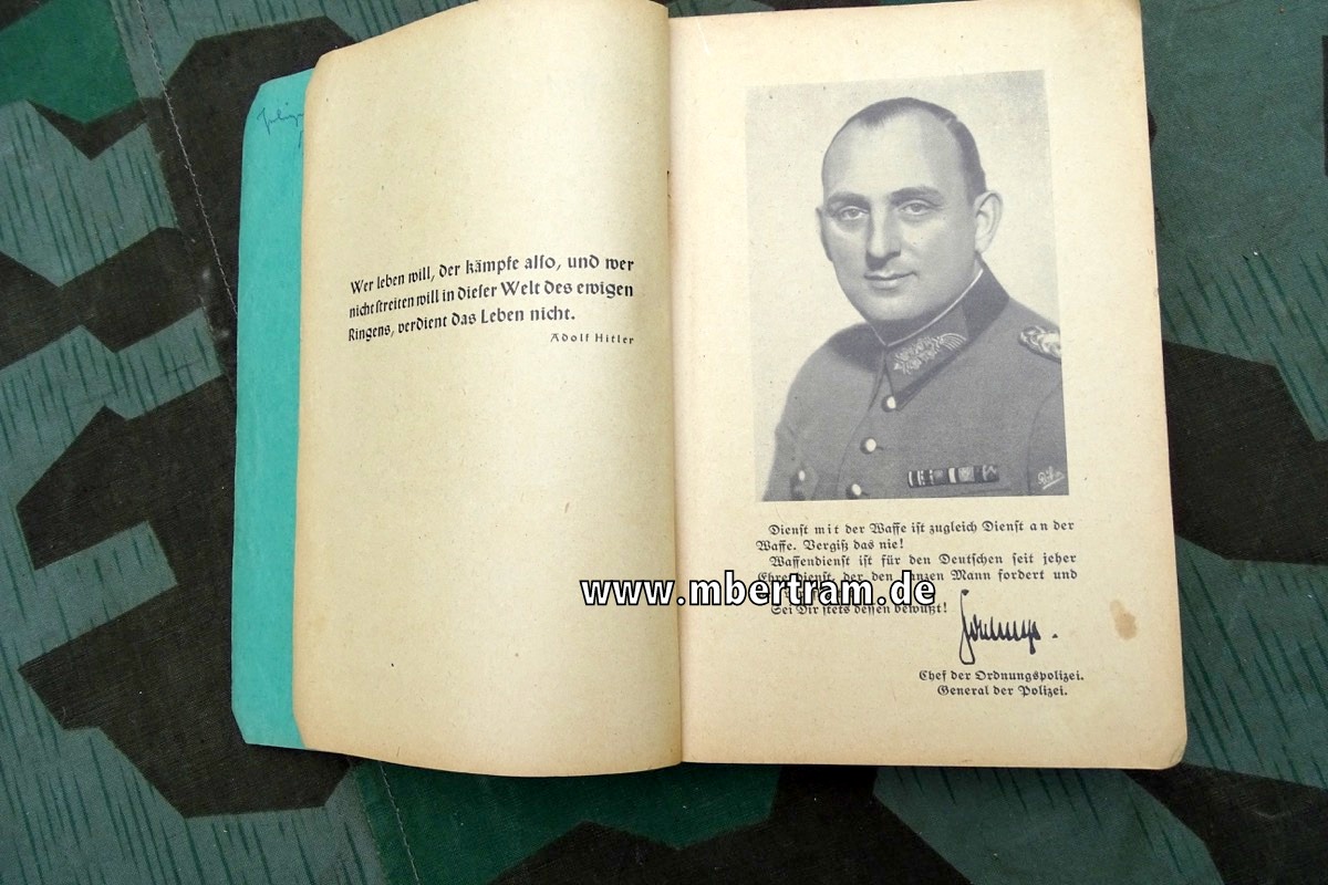 15815-3 Dienstanweisung: Waffentechnischer Leitfaden für die Ordnungspolizei, 1940, SELTEN