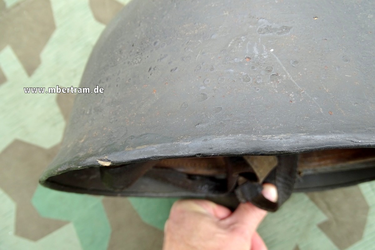 Luftwaffen Fallschirmjäger Helm  M 38, deutsch, 2. WK, Adlerwappen