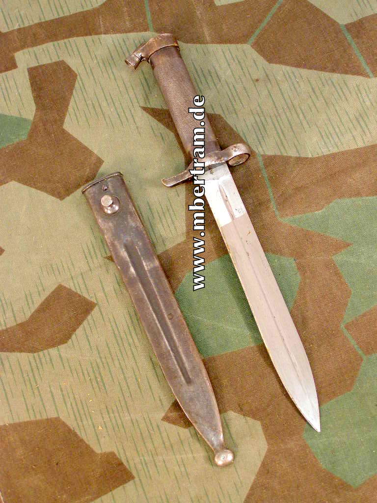 Schweden: Messer Bajonett Modell 1896 mit Scheide