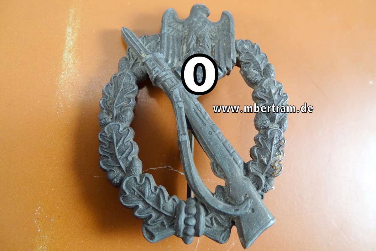 Infanteriesturmabzeichen - Hst.: "R.S." Feinzink, bronze