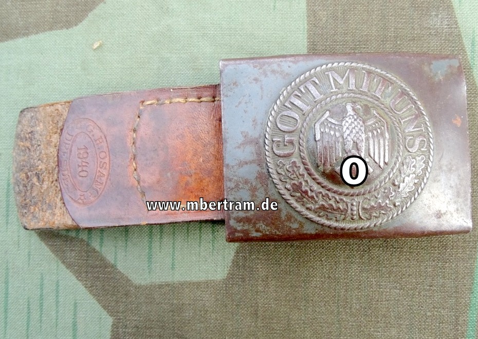 Koppelschloß Wehrmacht Heer, Manschaft,  Osang Dresden 1940