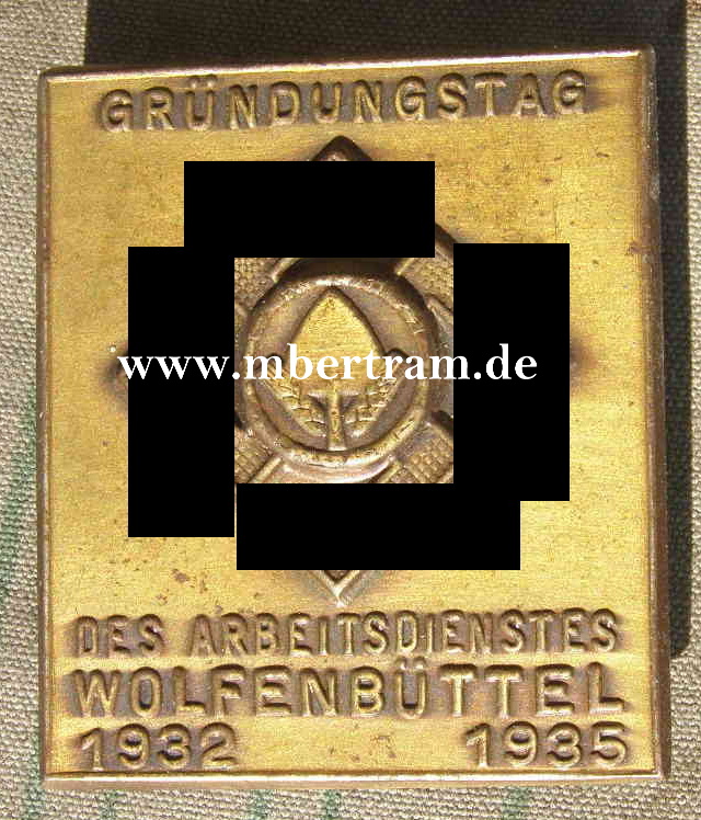 Gründungstag d. Arbeitsdienstes Wolfenbüttel 1932 - 1935