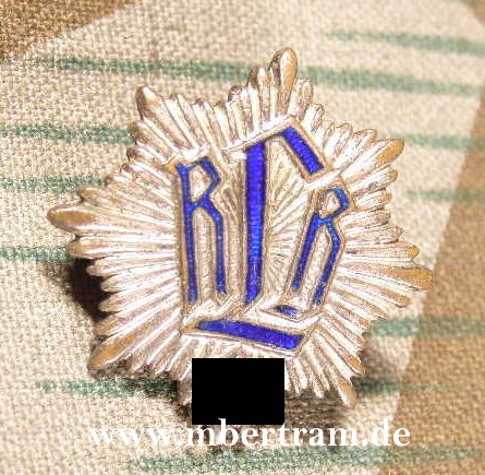 Reichsluftschutzbund Mitgliedsabzeichen, 1.Form, Buntmetall